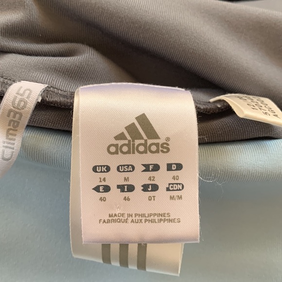 Adidas Workout Grey High Waisted Shorts. Size Medium. - Picture 5 of 9